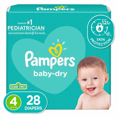 Pampers Baby Dry Diapers Size 4