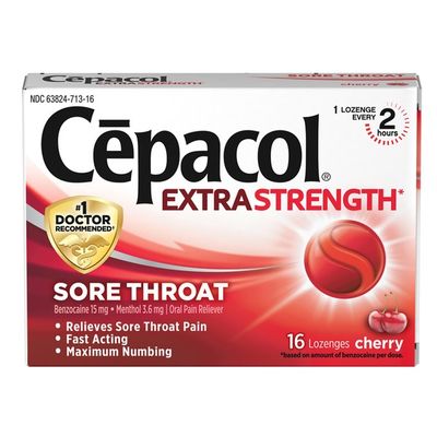 Cepacol® Maximum Strength Throat Drop Lozenges, Cherry