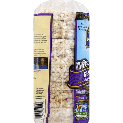 Lundberg Family Farms Brown Rice Organic Rice Cakes Salt-Free