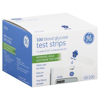 GE Blood Glucose Test Strips