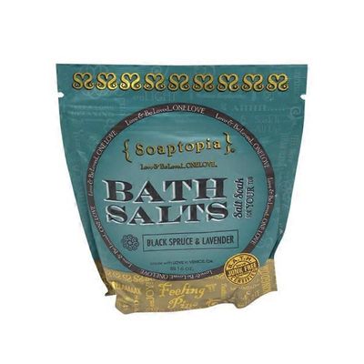 Soaptopia Feeling Pine - Black Spruce & Lavender Salt Soak Bath Salts