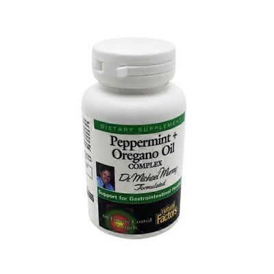 Natural Factors Peppermint + Oregano Oil Complex Dietary Supplement