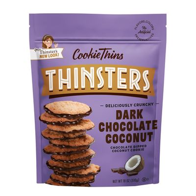 Mrs. Thinster's Dark Chocolate Coconut Cookie Thins