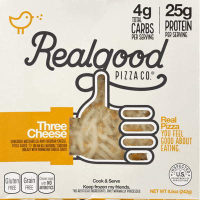 Realgood Pizza, Three Cheese