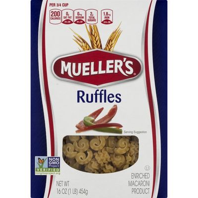 Mueller's Ruffles, Box (16 oz) - Instacart