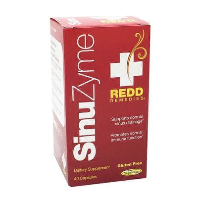 Redd Remedies Sinuzyme Supports Sinus Health, Immune Function Dietary Supplement Vegetarian Capsules