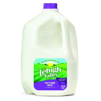 Lehigh Valley Dairy Farms Fat Free Skim Milk with Vitamin A and Vitamin D