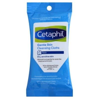 Cetaphil Cleansing Cloths, Gentle Skin, Face, Dry, Sensitive Skin