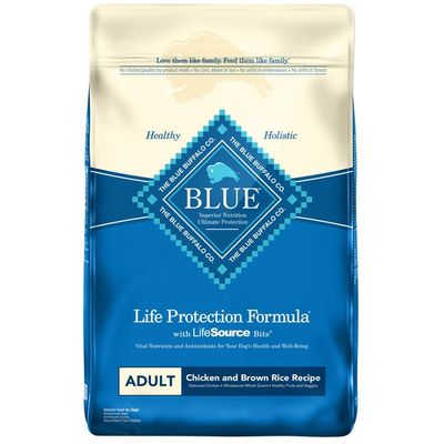 Blue Buffalo Life Protection Formula Natural Adult Dry Dog Food, Chicken and Brown Rice