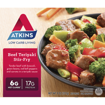Atkins Beef Teriyaki, Stir-Fry