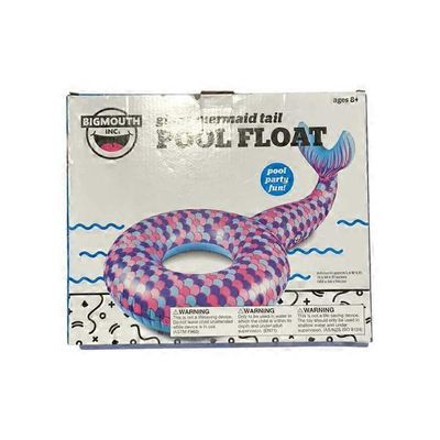 BigMouth Inc. Blue Pink & Purple Giant Mermaid Tail Pool Float