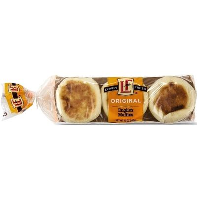 L'oven Fresh Plain English Muffins