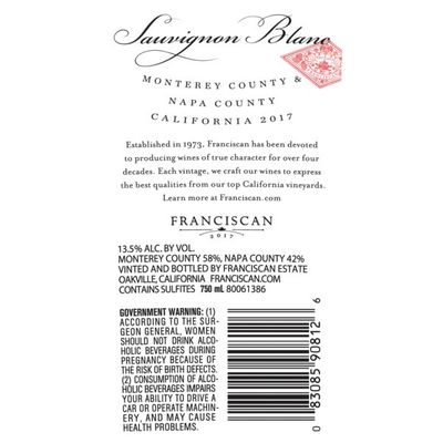 Franciscan Estate Sauvignon Blanc White Wine