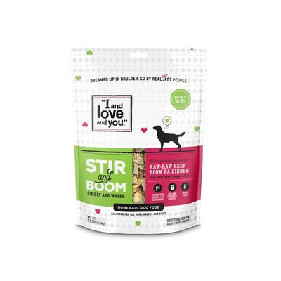 I and Love and You Stir & Boom - Raw Raw Beef Boom Ba