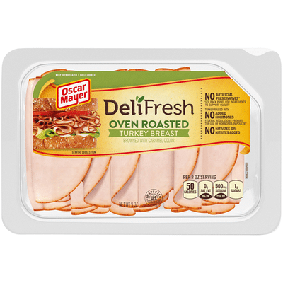 Oscar Mayer Shaved Oven Roasted Turkey 9oz