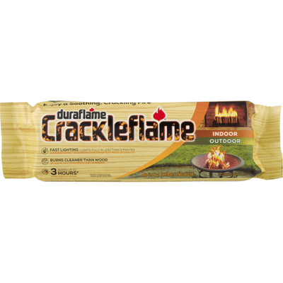 Duraflame Crackleflame® 4lb 3-hr Indoor/ Outdoor Firelog