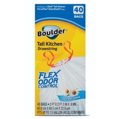 Boulder Fresh Scent Flex Odor Control Kitchen Bags