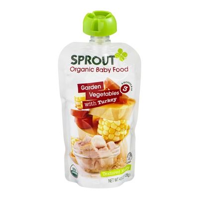 Sprouts Organic Baby Food Garden Vegetables with Turkey