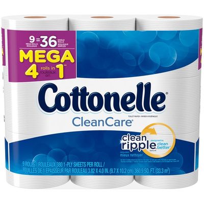 Cottonelle CleanCare Mega Roll Toilet Paper