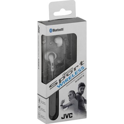 Jvc Headphones, Wireless, Gummy Sport, White