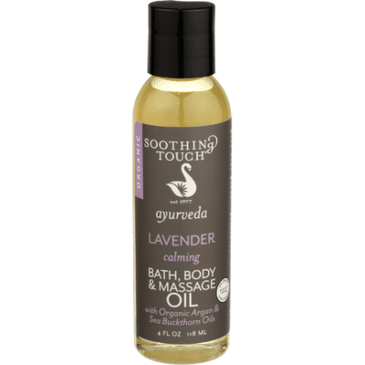 Soothing Touch Organic Lavender Calming Bath Body & Massage Oil