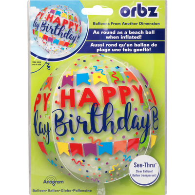 Orbz Balloon, See-Thru