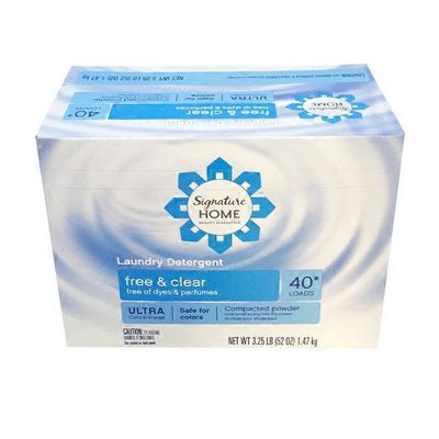 Signature Home Home Laundry Detergent Free & Clear 40 Loads