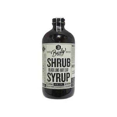 Burly Beverages Black Lime-Bay Leaf Shrub Syrup