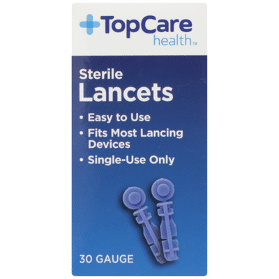 TopCare 30 Gauge Sterile Lancets