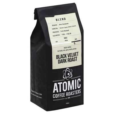 Atomic Coffee Roasters Coffee, Whole Bean, Dark Roast, Black Velvet