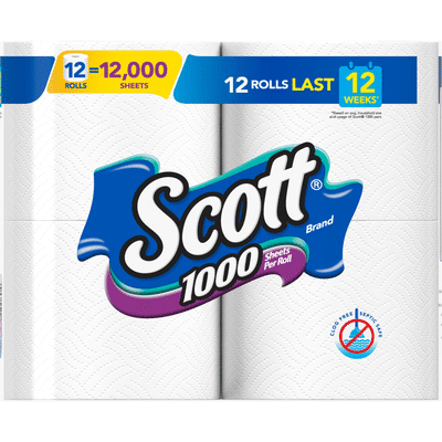 Scott 1000 Toilet Paper Bath Tissue