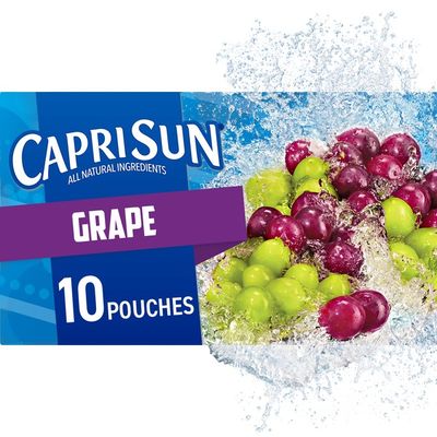 Capri Sun Grape Naturally Flavored Juice Drink Blend