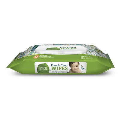 Seventh Generation Baby Wipes Travel Pack With Flip-top Dispenser Free & Clear