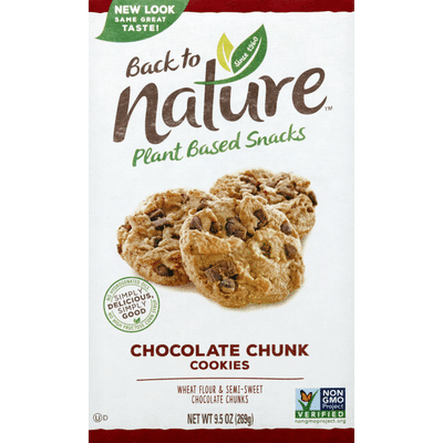 Back To Nature Cookies Chocolate Chunk 9 5 Oz Instacart