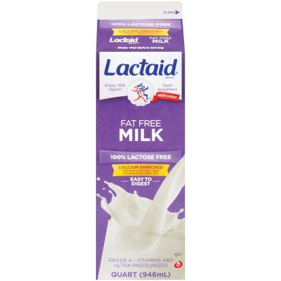 Lactaid Fat Free Milk Calcium Enriched