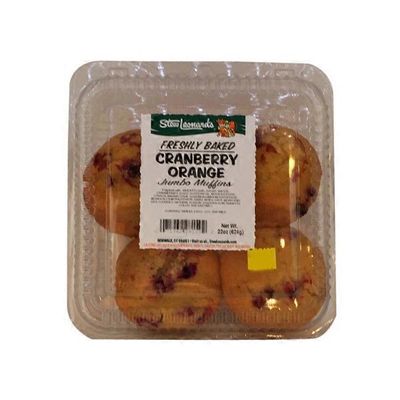 Jumbo Cranberry Orange Muffin