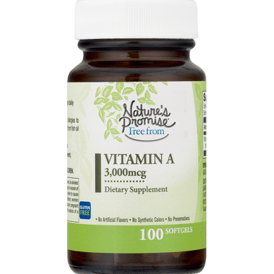 Nature S Promise Vitamin A Gluten Free 3000 Mcg Softgels 100 Each Delivery Or Pickup Near Me Instacart