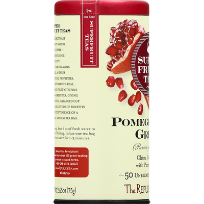 The Republic of Tea Green Tea, Pomegranate Green, Bags