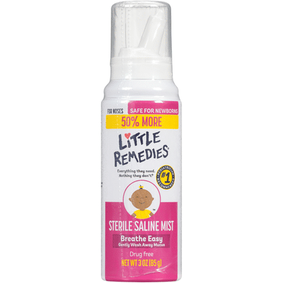 Little Remedies Drug Free Sterile Saline Mist