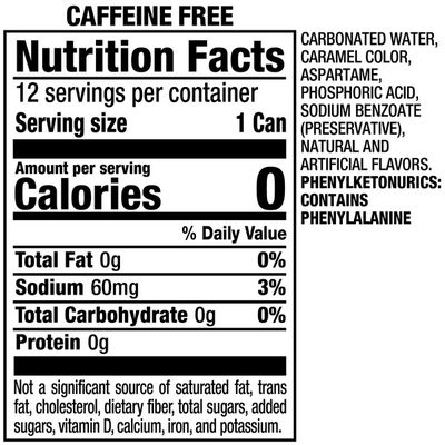 Caffeine Free Diet Dr Pepper Soda