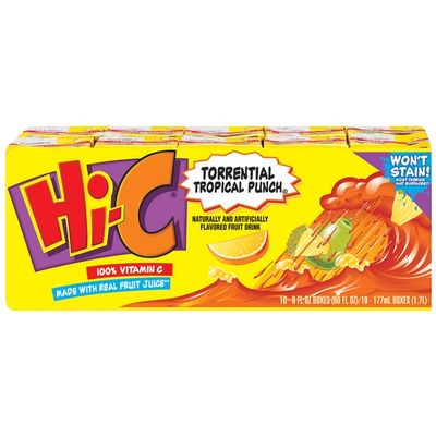 Hi-C Torrential Tropical Punch Cartons