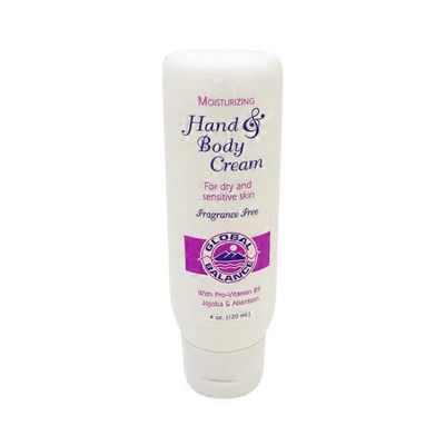 Global Balance Fragrance Free Hand & Body Cream For Dry And Sensitive Skin