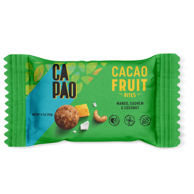 CaPao Mango, Cashew & Coconut Cacaofruit Smootie Balls