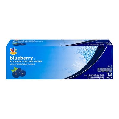 SB Flavored Seltzer Water Blueberry - 12 PK