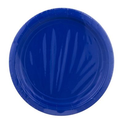 Amscan Plates Bright Royal Blue 9 Inch - 20 CT