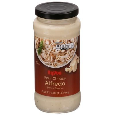 Hy-Vee Four Cheese Alfredo Pasta Sauce