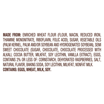 Pepperidge Farm® Milano® Raspberry Flavored Chocolate Cookies