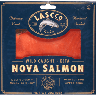 Lascco Wild Caught Keta Nova Salmon