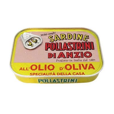 Pollastrini Wild Caught Sardines In Olive Oil