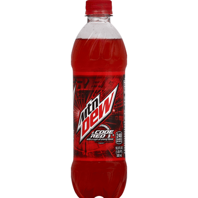 Mountain Dew Soda Code Red 16 9 Fl Oz Instacart
